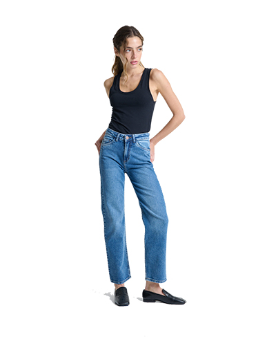 Women's straight trousers 9983#