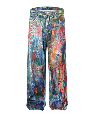 Men's 3D Digital Printing Jeans   K259