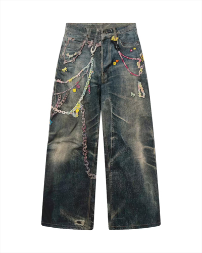 Men's 3D Digital Printing Jeans K260