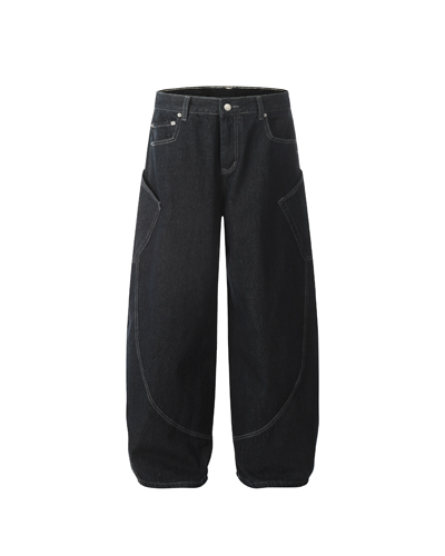 Men's Raw Denim Jeans D1656-1