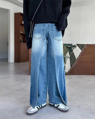 Men's Baggy Wide Leg Jeans K883 P118