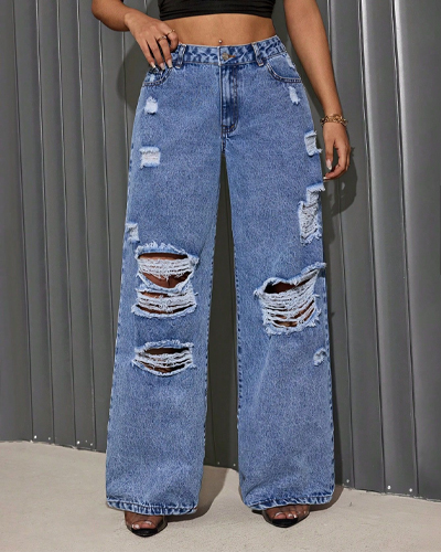 Women's Wide Leg Jeans 65826