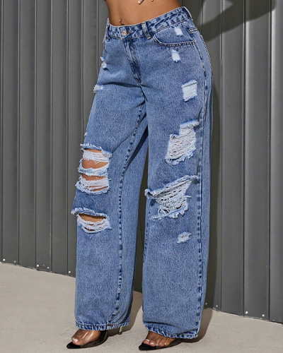 Women's Wide Leg Jeans 65826