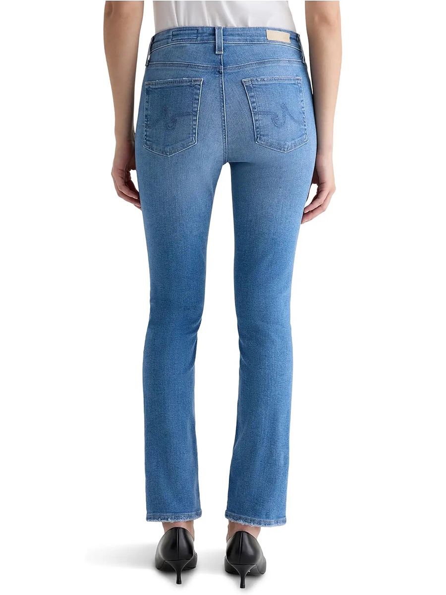 Women's 10.8 OZ Mid Rise Ankle Length Cropped Slim Straight Jeans